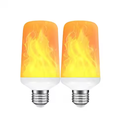 Flame Bulb 5W 9W 12W E27 E14 E12 Full Model AC110V 220V LED Flame Effect Fire Light Bulbs Flickering