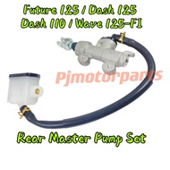 Wave Dash 110/Dash 125/Future 125/Wave 125 Fi - Rear Master Brake Pump Belakang Brek Pump Kaki &amp; Hose &amp; Cup Cawan(1 Set)