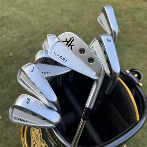 2024 New Golf Irons KYOEI Irons Forged Set 4 5 6 7 8 9 P With NS950 Stiff Steel Shaft 7pcs Golf Club