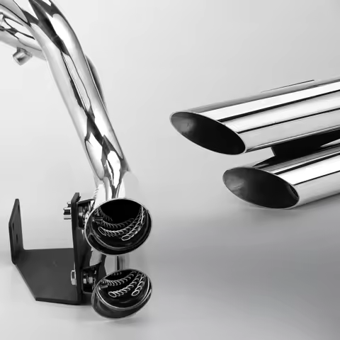 Motorcycle Exhaust Pipe Full Systems Stainless Steel Slip On For HD 883 / XL48 / 1200 2005 to 2018 Y