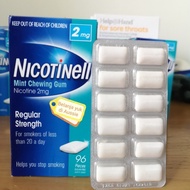 NICOTINELL Mint Chewing Gum (Permen Stop Rokok) - 96 Pieces Australia