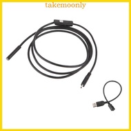 TAK USB Snake Inspection Camera USB Borescope  Camera with 6 LED Lights