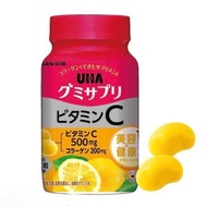 Uha 味覺糖 維他命C軟糖(60粒 檸檬味) 維生素C 營養軟糖補充品  平行進口