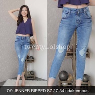 JEANS Wanita 7/9 JENNER RIPPED-TWENTY OLSHOP