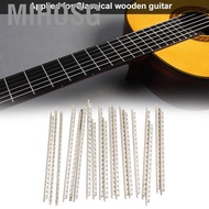 mihosg 2.0mm sturdy Brass Guitar Fret Wire Set Classical Wooden Guitars 19Pcs replacement for Parts