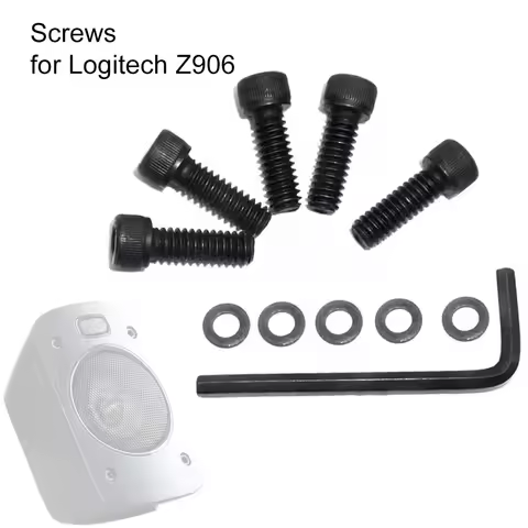 Replacement Screws with Wrench Spacer for Logitech Z906 Repair Parts Surround Sound Box Hexagon Sock