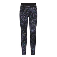 USA Pro Junior Girls USA Pro Training Tight Legging Girls (Supernova) - Sports Direct