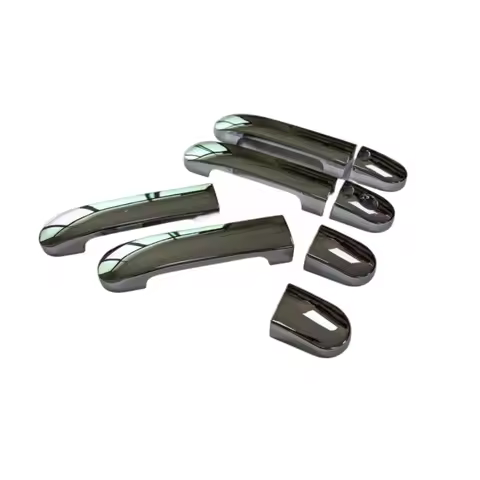 Chrome Door Handle Covers W/ Smart Keyholes for Nissan Cube Z11 02-08 /March Micra K12 03-10 /Versa 
