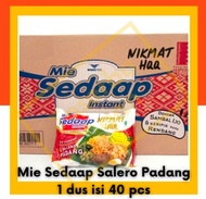 Mie sedaap salero padang 1 dus isi 40 bungkus mie instant goreng