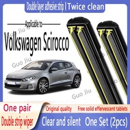 Suitable for Volkswagen Scirocco Double-Layer Rubber Strip Wiper Volkswagen Scirocco Car Double Rubb