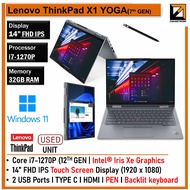 LENOVO THINKPAD X1 YOGA GEN 4 / GEN 5 / GEN 6 (1 YEAR WARRANTY T&C) CORE i5 / i7 14" inch WIN 11 wit