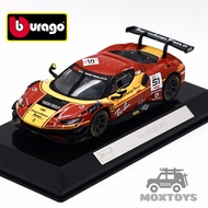 Bburago 1:43 Racing 296 GT3 2025 #51 Red Diecast Model Car
