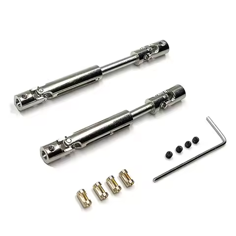 MN78 Metal Drive Shaft CVD Driveshaft With 3Mm To 4Mm Shaft Sleeve For MN78 MN-78 MN 78 1/12 RC Car 