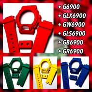 BNB • G6900 • GLX6900 • GW6900 • GLS6900 •GB6900 • GR6900 / BAND & BEZEL TALI JAM SOLID MATTE  ALL C