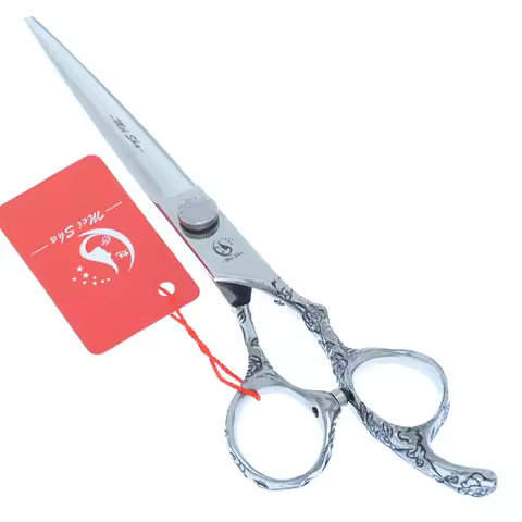 7.0" Professional Master Hairdressing Cutting Scissors Hair Shears Japan 440C Big Hair Cut Shears Pe