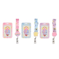 [Be Woman] Thailand Care Bears Id Holder Identification Card Easycard Halter Retractable Pass