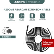 【AZDOME】6 Meters 5 Pin PVC Rear Camera Extension Cable for M550