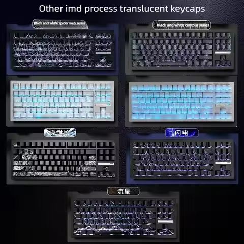 Zornher ZH870 Wireless Tri-mode Mechanical Keyboard Gasket Structure RGB Hot Swap Customized E-sport