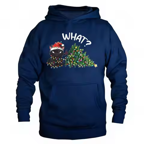 Cat Christmas Men Women Hoodie Funny Cat Christmas Pullover Grumpy Cat Lover Hoodie Autumn Winter Ke