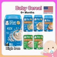 GERBER Baby Organic Cereal Rice Grain Oatmeal Multigrain DHA Probiotic Porridge 6+ Months Bubur Bayi