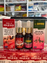 Combo phục hồi kích lực gà đá trước và sau thi đấu gồm lọ kích lực gà đá+ chymosin