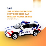 [1:64 Diecast] SPF Police Fast Response Car – Toyota RAV4 Model | Opening Doors | Collectible Car To