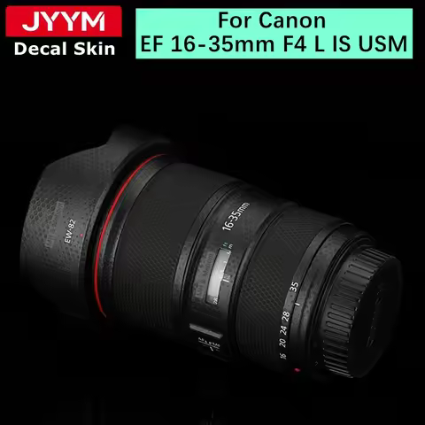 Customized Sticker For Canon EF 16-35mm F4 L IS USM Camera Lens Decal Skin Vinyl Wrap Protective Fil