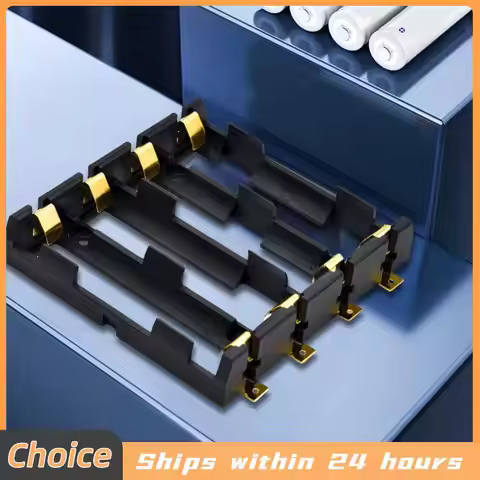 18650 SMT Battery Holder 18650 SMD Battery Box With Bronze Pins Rechargeable Battery Storage Box Cas