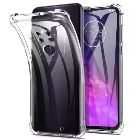 For Motorola Moto One Zoom XT2010-1 Case Air Cushion Shockproof Airbag Silicone Soft TPU Back Cover 