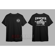 WCC MEN'S AND WOMEN'S CLOTHES WEST COAST CHOPPER MOTORCYCLE SHORT-SLEEVED TOP T-SHIRT/