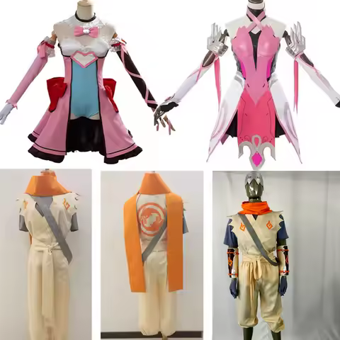 Game Genji DVA Pink Angel Mercy Cosplay Costume Uniform CUSTOM MADE