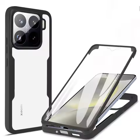 360° Double Sided Shockproof Clear Phone Case For Redmi A1 A2 A3 9A 9C 9I 9T 10 10A 10C 11A 12 12C 1
