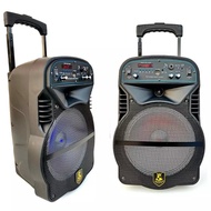 ORIGINAL Karaoke Avcrowns CH-1012 Bluetooth Trolley Speaker 1200W Black 2
