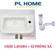 Chậu lavabo rửa mặt mini siêu nhỏ L13 - Phù hợp cho phòng tắm không gian nhỏ hẹp