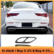 For CLA Class C118 W118 2020-2023 Car Tail Muffler Exhaust Pipe Cover Trim Exterior Replacement Acce