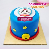 Mini Cake - cake ultah mini - kue ultah doraemon