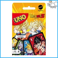 Mattel Game UNO Uno Dragon Ball Z Card Game Party Game for 2-10 players Ages 7 and up HGJ78 YUYU SHO