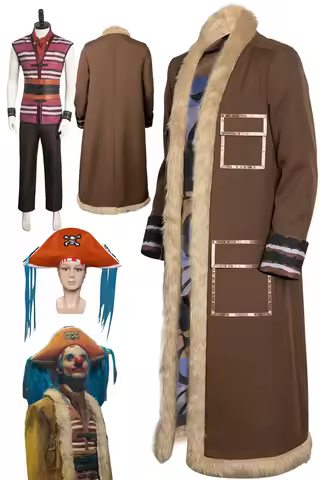 Buggy Cosplay Fantasia Anime Live Action TV One Cosplay Piece Costume Disguise Men Male Fantasy Hall
