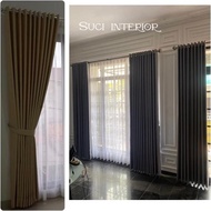 Imported blackout curtains in 8 waves, 9 waves & 12 waves