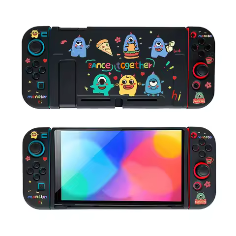 Creative Little Monster Case For Nintendo Switch Game Console NS Joy Con Controller Shell Soft Prote