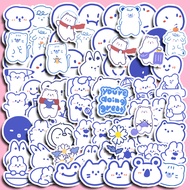 100pcs Cute PepsiCo Blue Bear Stickers Diy Computer Washi Scrapbooking Stickers Student Stationery A