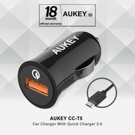 Aukey CC-T5 Car Charger 1 Port Qualcomm Quick Charge 2.0