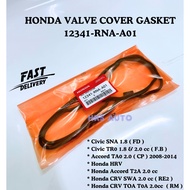 12341-RNA-A01 Honda Valve Cover Gasket ( R18 & R20 Engine ) Civic SNA 1.8 ( FD ) / Civic TR0 ( F.B )