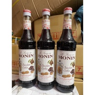 Monin Chocolate Cookie Syrup bottle 700ml