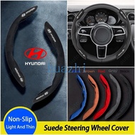 Huaz Hyundai High-grade Suede Steering Wheel Cover Car Decorations Accessories for Hb20 Tucson I30 A