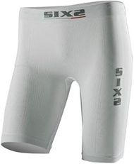 Kids Short Pants, SIXS Carbon Fiber, White Carbon, Kids Line (6 Years Old) SX-KCC1-WH-6Y