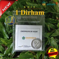 Antam Pure Silver Ag 99.95% Precious Metal 1 Dirham Coin