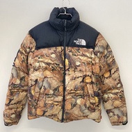 【二手】 Supreme SUP x THE NORTH FACE 16AW 葉子圖案羽絨服，S碼，ND51602I，ブラウン