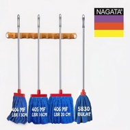 Nagata 404 MF Square Microfiber Mop - Non-Sick Cloth - 13cm Wide