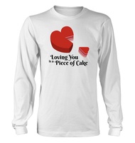 Piece of Cake #194 - A Nice Funny Humor Men's Long Sleeve T-Shirt